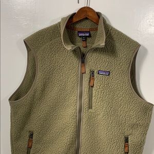 Men’s Patagonia Retro Deep Pile Fleece Vest XL